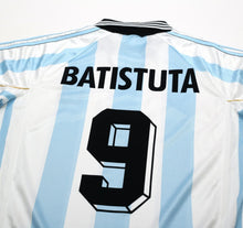 Load image into Gallery viewer, 1998/99 BATISTUTA #9 Argentina Vintage adidas Home Football Shirt (L) WC 98
