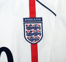 Load image into Gallery viewer, 2001/03 OWEN #10 England Vintage Umbro Home Football Shirt (XL) WC 2002 BRAZIL
