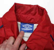 Load image into Gallery viewer, 1996 ENGLAND Vintage Umbro Green Flag Jacket (L) Euro 96
