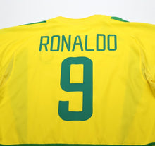 Load image into Gallery viewer, 2002/04 RONALDO #9 Brazil Vintage Nike WC 2002 Home Football Shirt (XL)
