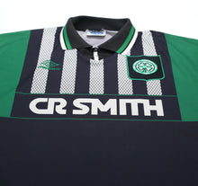 Load image into Gallery viewer, 1994/96 VAN HOOIJDONK #9 Celtic Vintage Umbro Away Football Shirt Jersey (M)
