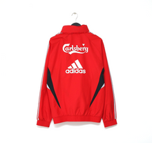 Load image into Gallery viewer, 2008/09 LIVERPOOL adidas Formotion Football Player Issue 1/4 Zip Training Top (L)
