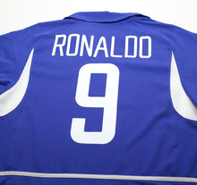 Load image into Gallery viewer, 2002/04 RONALDO #9 Brazil Vintage Nike WC 2002 Away Football Shirt (L)
