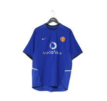 Load image into Gallery viewer, 2002/03 BECKHAM #7 Manchester United Vintage Nike Third Football Shirt (L)
