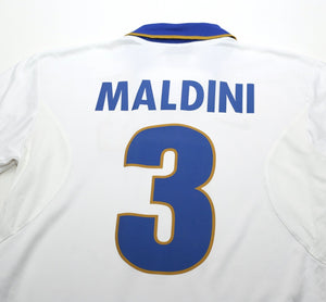 1996/97 MALDINI #3 Italy Vintage Nike Away Football Shirt (M) EURO 96