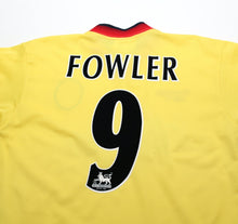 Load image into Gallery viewer, 1997/99 FOWLER #9 Liverpool Vintage Reebok Away Football Shirt Jersey (S) 34/36
