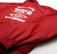 Load image into Gallery viewer, 1996 ENGLAND Vintage Umbro Green Flag Jacket (L) Euro 96
