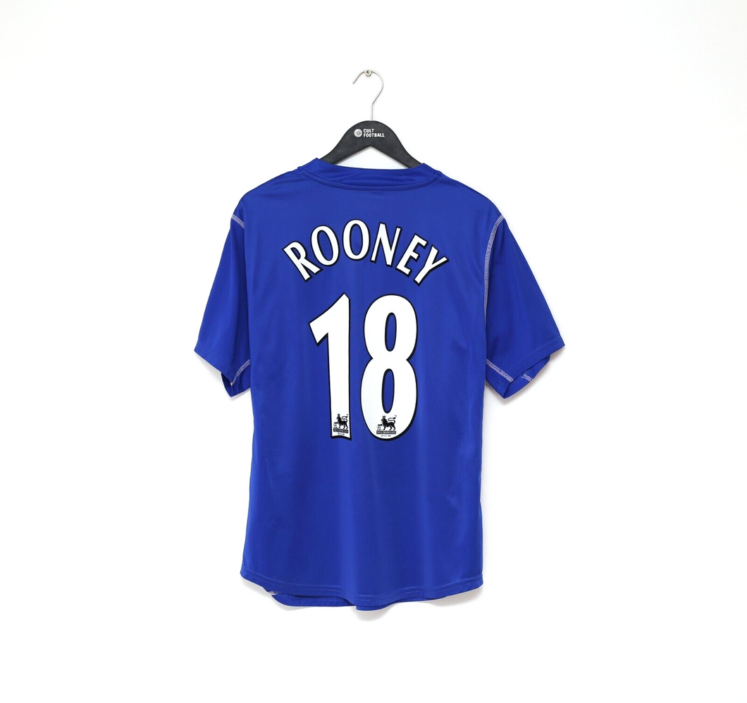 2002/03 ROONEY #18 Everton Vintage PUMA Home Football Shirt (M/L)