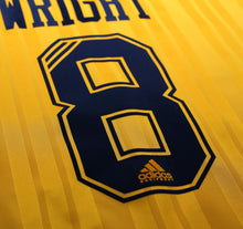 Load image into Gallery viewer, 1993/94 WRIGHT #8 Arsenal Retro adidas Equipment Away Football Shirt (S/M)
