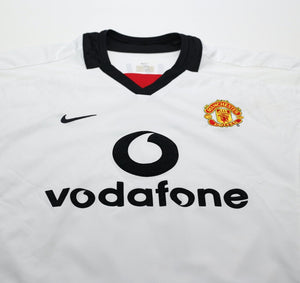 2002/03 BECKHAM #7 Manchester United Vintage Nike Away Football Shirt (S)