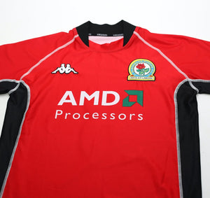 2002/03 TUGAY #3 Blackburn Rovers Vintage Kappa Away Football Shirt (S)