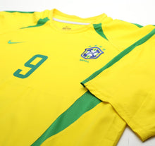 Load image into Gallery viewer, 2002/04 RONALDO #9 Brazil Vintage Nike WC 2002 Home Football Shirt (XXL)
