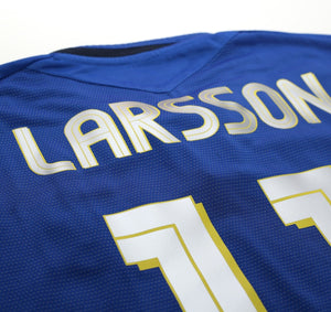 2004/05 LARSSON #11 Sweden Vintage Umbro L/S Away Football Shirt (M)