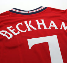 Load image into Gallery viewer, 2002/04 BECKHAM #7 England Vintage Umbro Away Football Shirt (XL) Argentina WC
