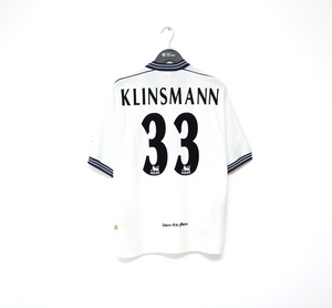 1997/99 KLINSMANN #33 Tottenham Hotspur Vintage PONY Home Football Shirt (M)