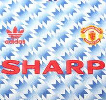 Load image into Gallery viewer, 1990/92 MANCHESTER UNITED Retro adidas Originals Away Football Shirt (S/M)
