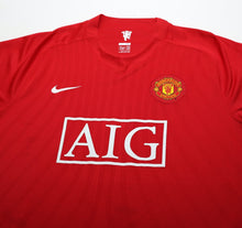 Load image into Gallery viewer, 2007/09 RONALDO #7 Manchester United Vintage Nike Home Football Shirt (XL)
