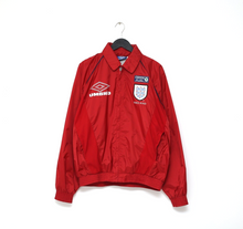 Load image into Gallery viewer, 1996 ENGLAND Vintage Umbro Green Flag Jacket (L) Euro 96
