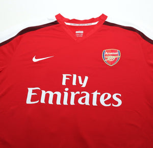 2008/10 BENDTNER #52 Arsenal Vintage Nike Home Football Shirt Jersey (XL)