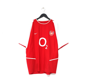 2002/04 HENRY #14 Arsenal Vintage Nike Home Football Shirt (XL)