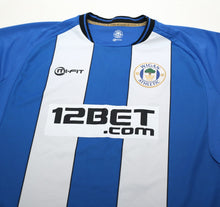 Load image into Gallery viewer, 2012/13 J. GOMEZ #14 Wigan Athletic Vintage Home Long Sleeve Football Shirt L/XL
