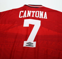 Load image into Gallery viewer, 1994/96 CANTONA #7 Manchester United Vintage Umbro Home Football Shirt (L)
