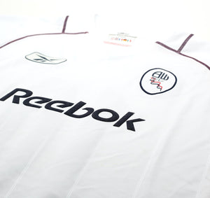 2003/05 OKOCHA #10 Bolton Wanderers Vintage Reebok Home Football Shirt (M)