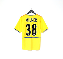 Load image into Gallery viewer, 2002/03 MILNER #38 Leeds United Vintage Nike Away Football Shirt Jersey (S)
