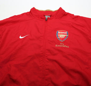 2008/09 ARSENAL Vintage Nike Football Track Top Jacket (XXL)