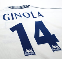 Load image into Gallery viewer, 1997/99 GINOLA #14 Tottenham Hotspur Vintage PONY Home Football Shirt (L)
