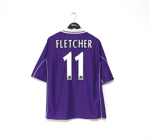 2000/01 FLETCHER #11 Harchester United Vintage LCS Home Football Shirt (XXL)