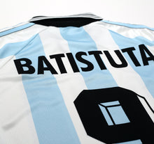 Load image into Gallery viewer, 1998/99 BATISTUTA #9 Argentina Vintage adidas Home Football Shirt (L) WC 98
