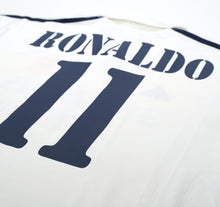 Load image into Gallery viewer, 2002/03 RONALDO #11 Real Madrid Vintage adidas Home Football Shirt (L)
