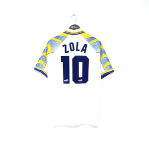 1996/97 ZOLA #10 Parma Vintage PUMA Home Football Shirt Jersey (XL)