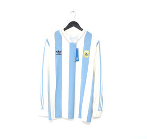 1993 MARADONA #10 Argentina adidas Originals L/S Home Football Shirt (M) BNWT