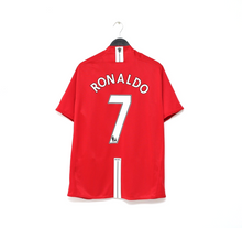 Load image into Gallery viewer, 2007/09 RONALDO #7 Manchester United Vintage Nike Home Football Shirt (XL)
