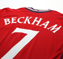 Load image into Gallery viewer, 2002/04 BECKHAM #7 England Vintage Umbro Away Football Shirt (L) Argentina WC
