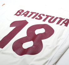 Load image into Gallery viewer, 2000/01 BATISTUTA #18 AS Roma Vintage Kappa Away Football Shirt (L)
