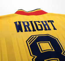 Load image into Gallery viewer, 1993/94 WRIGHT #8 Arsenal Retro adidas Equipment Away Football Shirt (S/M)
