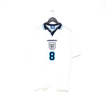 Load image into Gallery viewer, 1995/97 GASCOIGNE #8 England Vintage Umbro Home Football Shirt (XL) Euro 96
