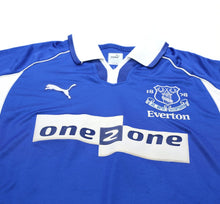 Load image into Gallery viewer, 2000/02 GINOLA #24 Everton Vintage PUMA Long Sleeve Football Shirt (L)
