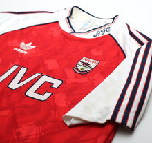 Load image into Gallery viewer, 1990/92 WRIGHT #8 Arsenal Retro adidas Originals Home Football Shirt (M)
