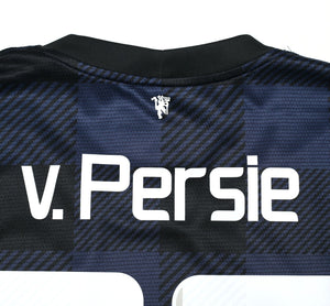 2013/14 VAN PERSIE #20 Manchester United Vintage Euro Away Football Shirt (XL)