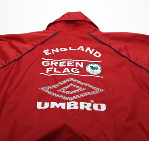 1996 ENGLAND Vintage Umbro Green Flag Jacket (L) Euro 96