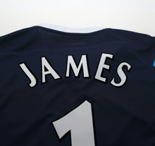 Load image into Gallery viewer, 2005/06 JAMES #1 Manchester City Vintage Reebok Away Football Shirt (L)
