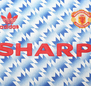 1990/92 MANCHESTER UNITED Retro adidas Originals Away Football Shirt (S/M)