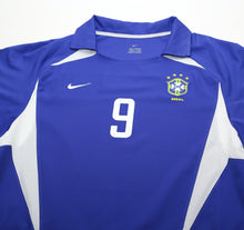 Load image into Gallery viewer, 2002/04 RONALDO #9 Brazil Vintage Nike WC 2002 Away Football Shirt (L)
