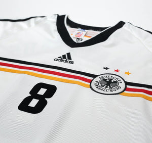 1998/00 MATTHAUS #8 Germany Vintage adidas Home Football Shirt (XL) WC 98