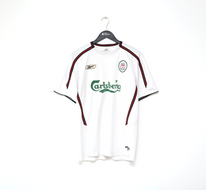 2003/04 ALONSO #14 Liverpool Vintage Reebok Away Football Shirt (M)