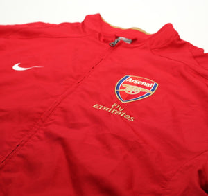 2008/09 ARSENAL Vintage Nike Football Track Top Jacket (XXL)